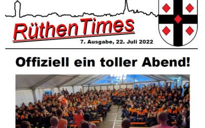 Rüthen Times – Ausgabe vom 22.07.2022