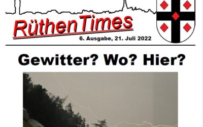 Rüthen Times Ausgabe vom 21.07.2022