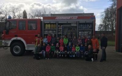 Kindergarten aus Nortrup führt „Projekttage“ mit der Feuerwehr durch

             