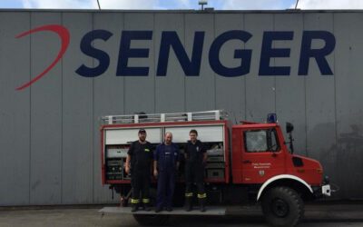 Firma Auto Senger hilft Neuenkirchener Feuerwehrleuten beim Moorbrandeinsatz

             