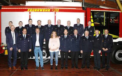 Jahreshauptversammlung der Feuerwehr Belm – Belmer Feuerwehrleute haben keine Nachwuchssorgen

             