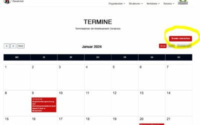Termine für den Kalender der Kreisfeuerwehr Osnabrück melden – Jetzt auch online möglich!