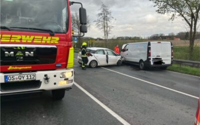 Schwerer Verkehrsunfall in Bad Rothenfelde