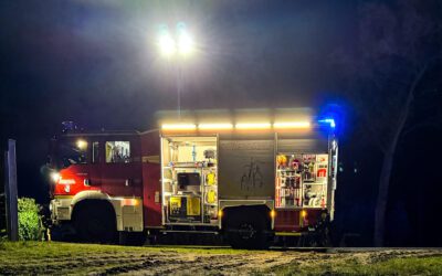 Nächtlicher Einsatz für die Feuerwehren Fürstenau, Vechtel, Ohrte-Ohrtermersch und  Ankum