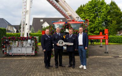 Hubrettungsbühne bei der Feuerwehr Fürstenau in Dienst gestellt