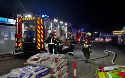 Feuer im Hagebaumarkt: Erneuter Einsatz stellte sich als Übung raus