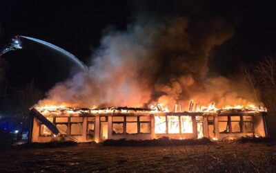 Großbrand in Bersenbrück: Kindergarten in Vollbrand