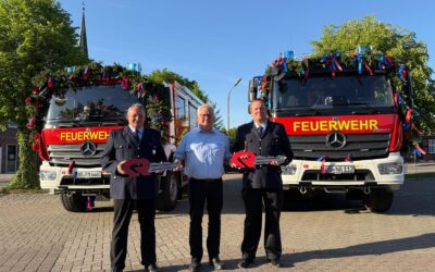 Neue Löschfahrzeuge stärken die Freiwilligen Feuerwehren in Badbergen und Menslage