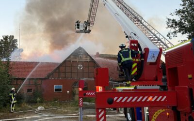 Gebäudebrand in Bippen