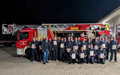 Hohe Auszeichnung für Bramscher Brandschützer und Wahl der Funktionsträger zum Zugführer