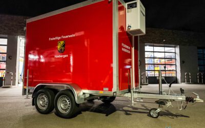 Neuer Anhänger für die Feuerwehr Hasbergen und ihre Jugendfeuerwehr