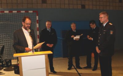 Kreisfeuerwehrbereitschaft Nord zieht positive Jahresbilanz – Hochwasser-Ehrennadel für besonderen Einsatz