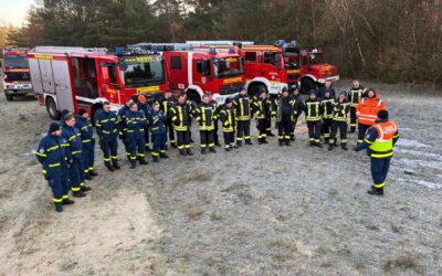 Fürstenau: Fahrertraining von THW und Feuerwehr im Fursten Forest