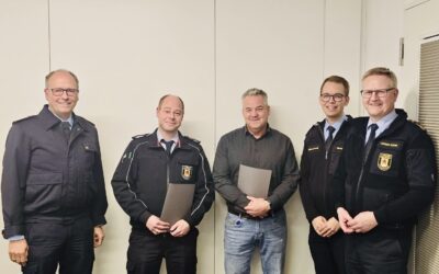 Führungswechsel im Fachzug 4 Messen + Spüren der Kreisfeuerwehrbereitschaft Umweltschutz