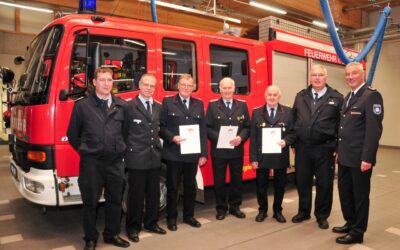 Besondere Ehrungen bei der Ortsfeuerwehr Epe-Sögeln