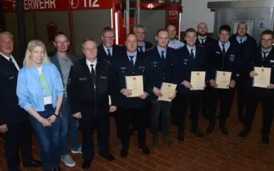 Jahreshauptversammlung der Feuerwehr Voltlage – Beförderungen standen im Mittelpunkt