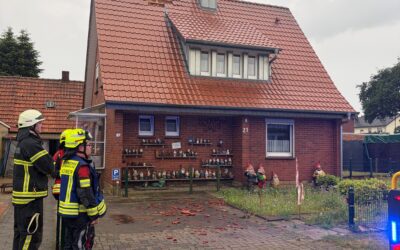 Blitzeinschlag im Ortsteil Bramsche-Achmer