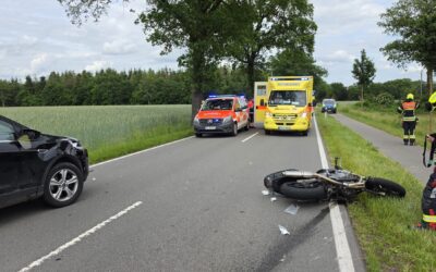 Verkehrsunfall auf der Neuenkirchener Straße im OT Achmer