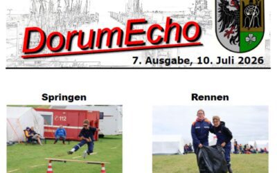 Heute kommt die siebte Ausgabe des Dorum Echo aus dem Sommerzeltlager der Kreisjugendfeuerwehr