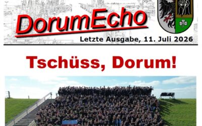 Heute kommt die achte und letzte Ausgabe des Dorum Echo aus dem Sommerzeltlager der Kreisjugendfeuerwehr