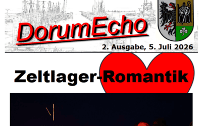 Hier kommt die zweite Ausgabe des Dorum Echo aus dem Sommerzeltlager der Kreisjugendfeuerwehr