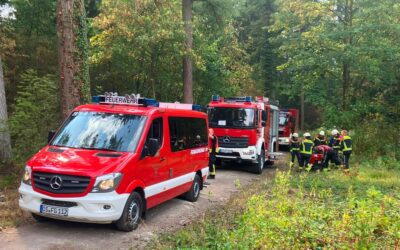 Übung des Fachzuges 1 der Feuerwehrbereitschaft Süd in Ellerbeck