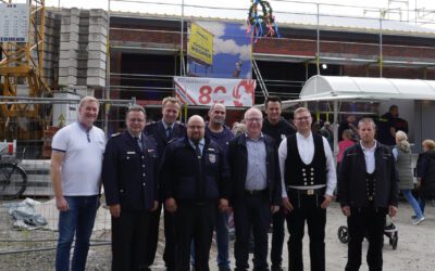 Richtfest für neues Feuerwehrhaus in Hitzhausen gefeiert